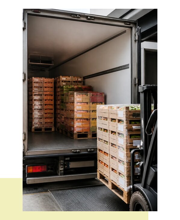 Перевозка сельхозпродукции на паллетах с доставкой в Новокуйбышевск
