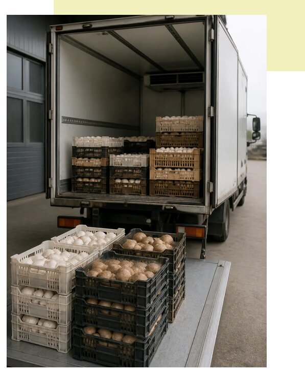 Перевозка грибов рефрижератором в Новокуйбышевск по цене от 5479 р. | Агросервис-Нвб