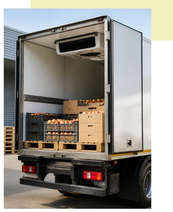 Перевозка яблок рефрижератором в Новокуйбышевск по цене от 5121 р. | Агросервис-Нвб